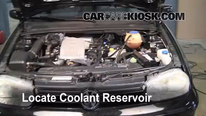 2002 Volkswagen Cabrio GLX 2.0L 4 Cyl. Coolant (Antifreeze) Add Coolant